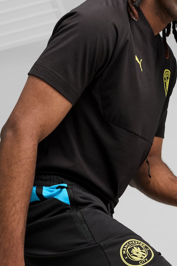 Manchester City PUMATECH 6" Woven Shorts Men, PUMA Black-Magic Blue, extralarge-GBR
